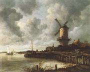 Jacob van Ruisdael The Windmill at Wijk Bij Duurstede (mk08) china oil painting reproduction